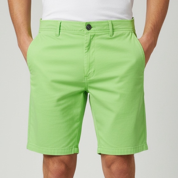 Vineyard Vines Other - Vineyard Vines Lime Green Flat Front Shorts